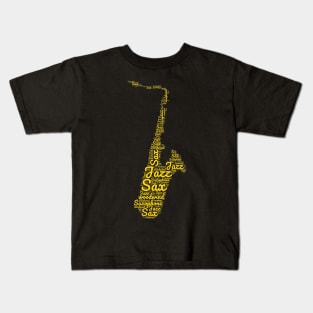 Saxophone player Kids T-Shirt